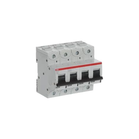 Interrupteur principal DC 4 pôles 63A 1.5kA 1500VDC - S804PV-SD63 - ABB2CCF019641R0001