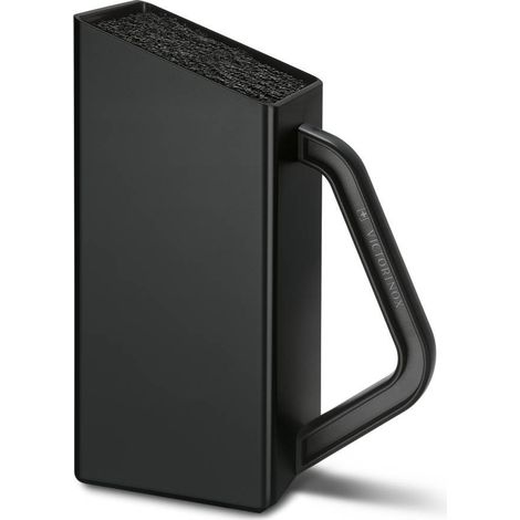 Bloc à Couteaux Vide, Rangement Compact, Noir (1/2)