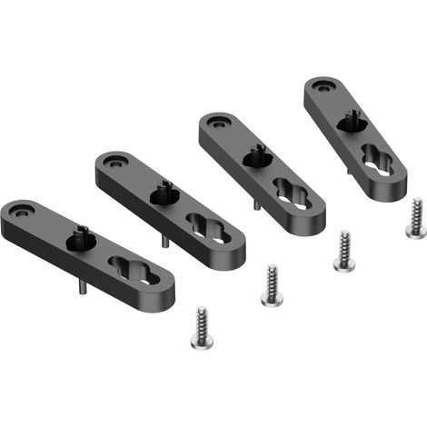 Spelsberg Außenbefestigungslasche GEOS ABL-10 20 x 10 x 95mm schwarz Set 4x