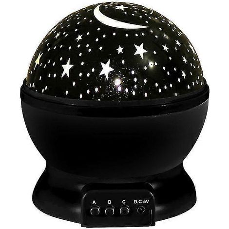 Veilleuse étoilée, projecteur d'étoiles rotatif avec minuterie LED et arrêt automatique, projecteur de lune et d'étoiles, cadeau pour enfant. (1/5)
