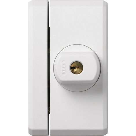 Abus Fts96 Al0145 Serratura con Blocco, Blocco per Finestre con Doppio Chiavistello a Incastro, Chiusura con Chiave, Livello di Sicurezza: 10, 31747, Bianco (1/3)