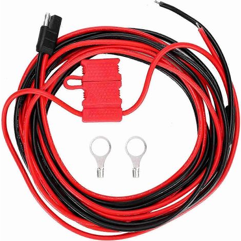 Cordon d'alimentation en métal ABS HKN4137A avec boucle, compatible avec les talkies-walkies Motorola, modèles intelligents noirs et rouges. (1/5)