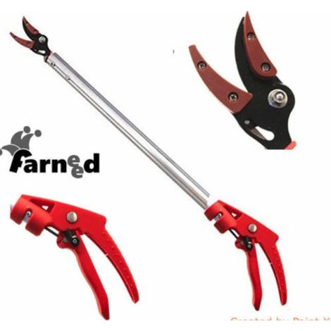 FORBICE DA POTATURA RACCOGLI FRUTTA E ASPARAGI CON MANICO ALLUMINIO 800 mm