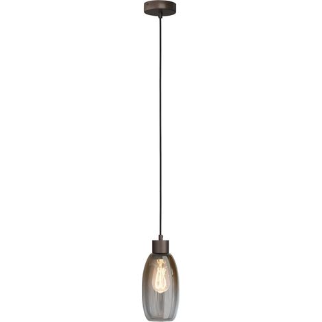 Lampe suspendue en verre Olive Ø 12,5 cm - cacao - 2430-15-02-12 (1/3)
