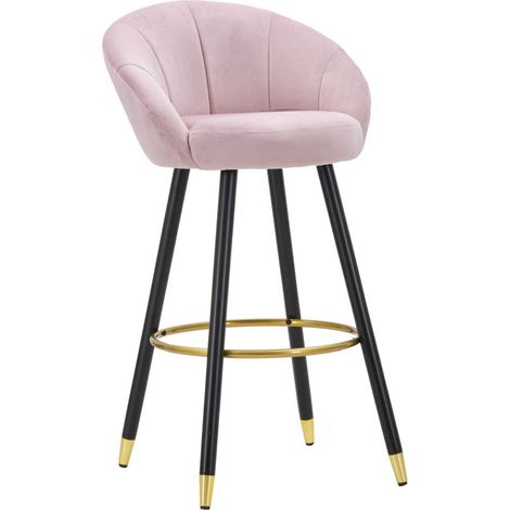 Tabouret de bar Prague Rosa Cm 55X56X104 (1/5)