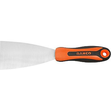 BAHCO espatula inoxidable 2161 100 mm , Espátula 21600100. No deja resto de óxidos en la pared. Fácil de limpiar. Perfecta combinación de material inyectado en el mango para adapta