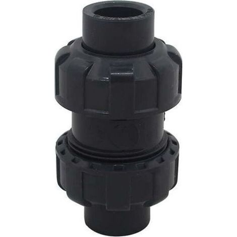 Clapet anti retour a boule 20 25 32 40 50 63mm clapet piscine clapet antiretour anti refoulement pvc vanne soupape anti retour (Diamètre intérieur 50mm)