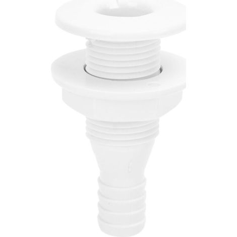 Boat à Travers la Coque Connexion 5/8 Pouces Adaptateur de Sortie de Vidange Droite Adaptateur Marine Nylon Marine. (1/5)