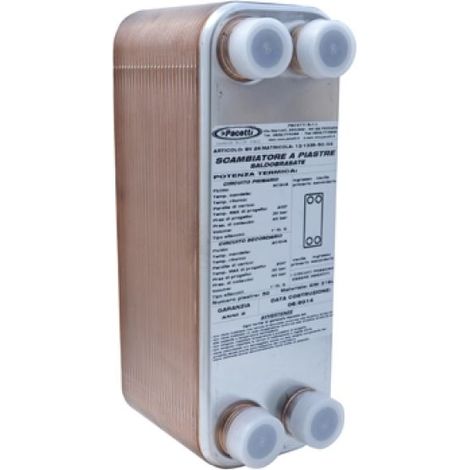 SCAMBIATORE DI CALORE A PIASTRE SALDOBRASATO (-160°/+200°) 30 piastre - 1"