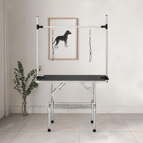 Table de toilettage pliante pour chien 107 x 60 cm robuste (1/5)