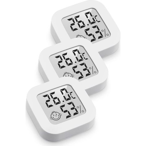 High Precision Mini Digital Indoor Thermometer Hygrometer - Thermo-Hygrometer Comfort Level Indicator (1/5)