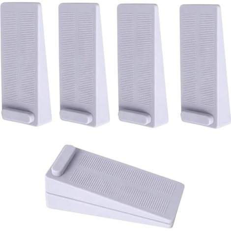 6 Pièces Arrêt Cale de Porte, Antidérapante Cale Porte au Sol avec Hauteur Réglable,Cale Porte Caoutchouc Pour Porte de Balcon, Salle de Bain, Chambre D'enfant, Porte Vitrée, Porte D'entrée (1/4)