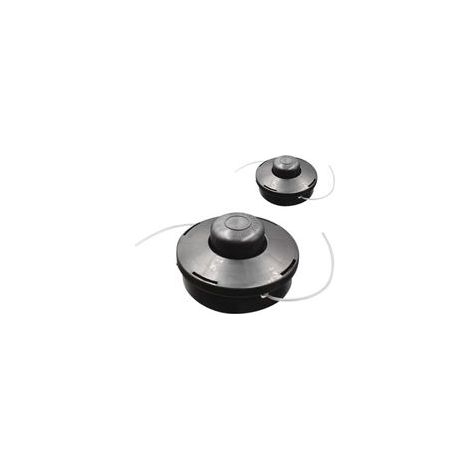 Satz von 2 universellen Ersatzköpfen für Benzin-Motorsense mit Doppelleine M10 x 1,25 (schwarz) (1/5)