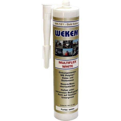 Wekem MS-Polymer Kleb- und Dichtstoff Multiflex WHITE