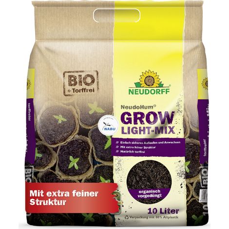 Neudorff NeudoHum Grow Light-Mix - 10 Liter