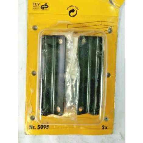 ELEMENT SYSTEM-2 SUPPORTI A DUE GANCICON VITI E TASSELLI NERI