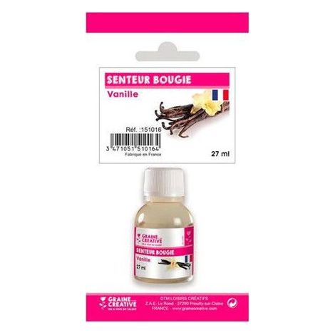 Parfum - Pour bougie à faire soi même - Senteur vanille - 27ml (1/4)