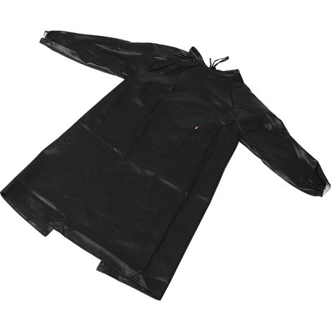 Tablier Cuisine Imperméable à Manches Longues PU Protection Complète Huile et Eau pour Nettoyage Cuisine et Travail Industriel (1/5)