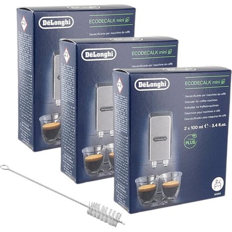 Ersatzteil - Satz von 3 x 2 Entkalkungsprodukten (6 x 100 ml) mit Bürste -  -