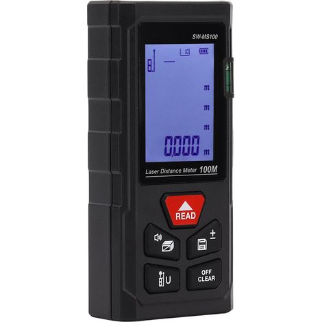 Télémètre laser infrarouge portable de haute précision pour la mesure de distance dans le secteur de la construction SW-MS100 (portée de mesure de 100 m)