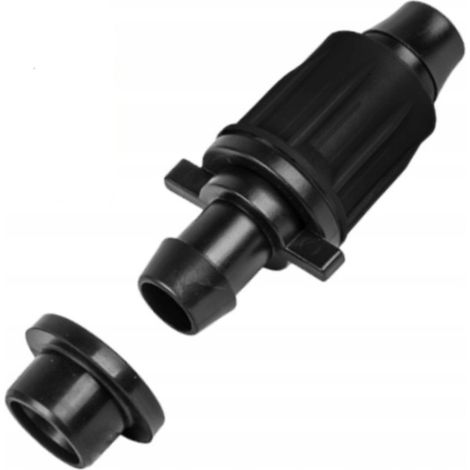 Connettore QJ con tappo piatto per tubo flessibile, guarnizione per tubo in PE, raccordo di linea da 16 mm (1/4)