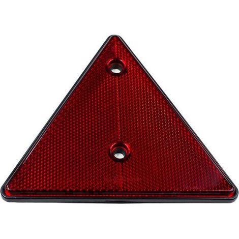 Réflecteur Triangle - 15 x 15 x 15 cm - Fixation Par Vis 70 mm - Pour Remorque - Lot De 2 (1/5)