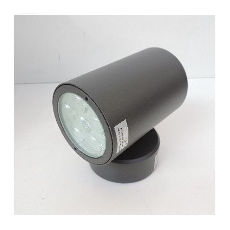 Applique extérieure LED 14W gris anthracite 135X135mm faisceau direct/indirect 3000K 230V IK08 IP54 UP TRAJECTOIRE 002307