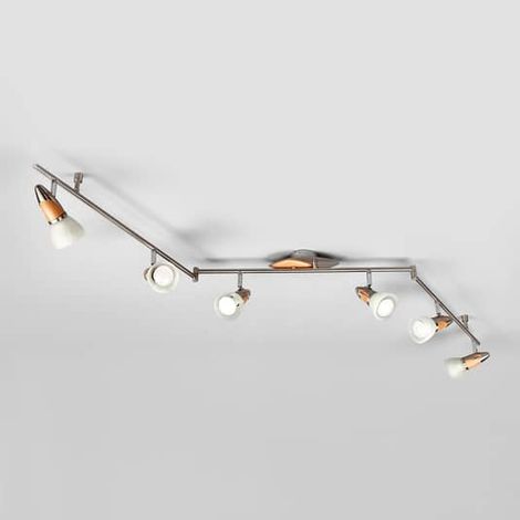 [GEBRAUCHT] Lindby 6 Flammige Led Holz Deckenlampe Marena Deckenlampe Deko Deckenlicht 253 B-Ware