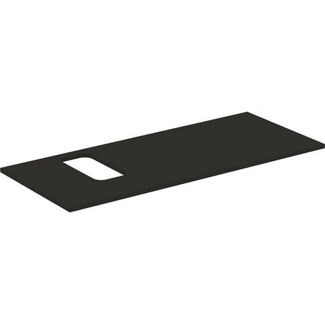 Plaque IS WT i.life B, ouverture à gauche, pour mur WT 1202x507x18mm, gris carbone mat