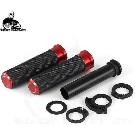Lenkergriffe, rutschfest, für BMW F 900, F900 R/XR, F900R, F900XR, R Ninet, Rninet /5, Pure Racer, Scrambler, Urban G/S, R NineT – NineT, Rot