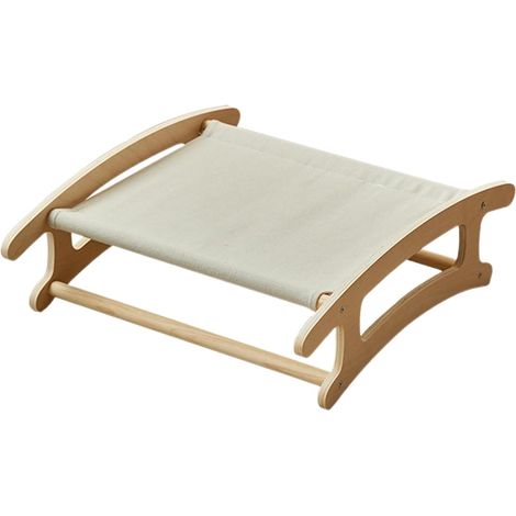 Lit pour Chat en Bois, lit pour Chat surélevé Lit pour Chat (1/5)