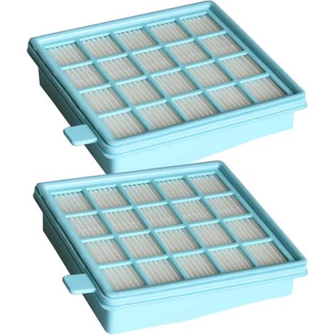 Filtre HEPA et filtre en coton, 2 pièces, Compatible avec Philips FC8471FC8632 FC8474 FC8472 (1/4)