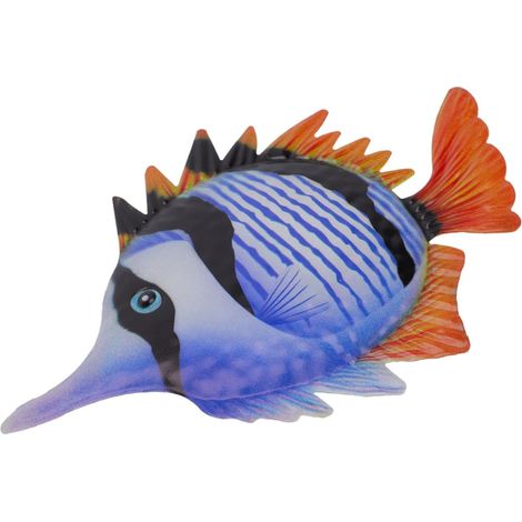Wandbehang Aus Eisen in Fischform Dekoration Für Innen Und (1/5)