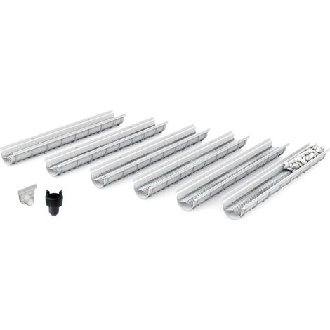MEA – Système de drainage décoratif DECOSTONE – Pack de 6 – Acier galvanisé – Passage piéton – Largeur utile 100mm – Évacuation des eaux de ruissellement (1/5)