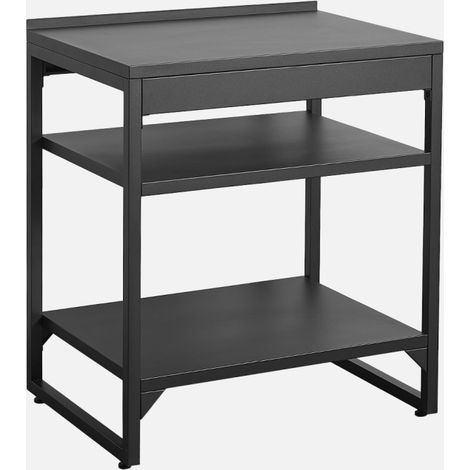 Módulo cocina exterior de acero 2 estante, L80cm