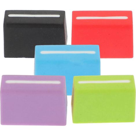 Lot de 5 capuchons de rechange pour faders de console de mixage
