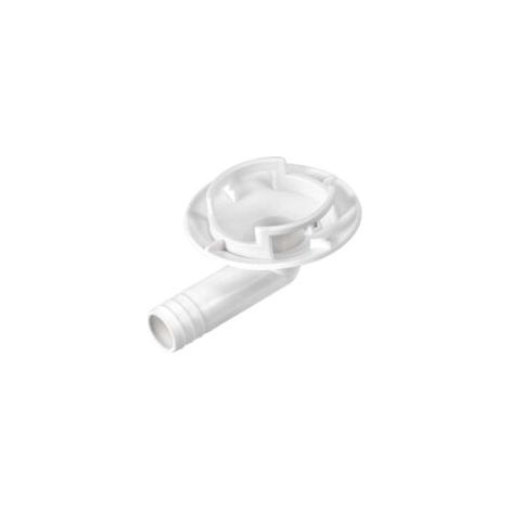 Raccordo a gomito per tubo di scarico della condensa per condizionatori d'aria, ugello di scarico della condensa per unità mini-split e condizionatori a finestra, 40 mm, 1 pezzo - Crezuo