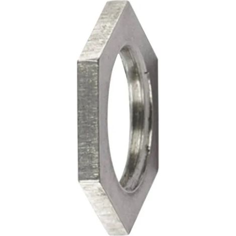 Locknut HellermannTyton 166-50104 Messing Nickelbeschichtet Korrosionsbeständig