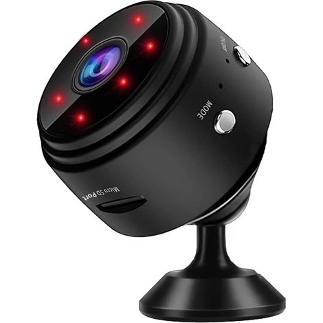 DISCORAMA® - MINI TELECAMERA A9 IP HD 1080P WIRELESS, MICROCAMERA SPIA WIFI 1080P, CAMERA TELECAMERA DI SORVEGLIANZA BABY MONITOR