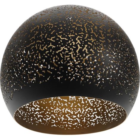 Modern Iron Lampshade Hollow Lamp Shade Diameter 7.09 in Metal Replacement Lampshade Heat Resistant for Kitchen Bar Living Room (1/5)