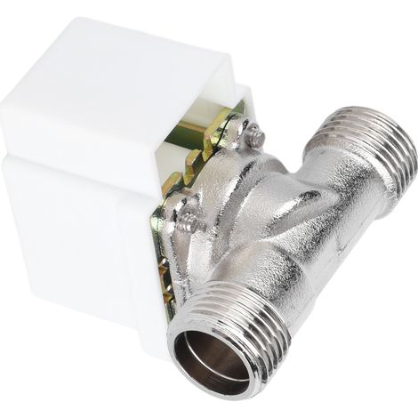 Électrovanne électrique pour eau 1/2 pouce filet extérieur unidirectionnelle fermée à repos DC 24V (1/5)