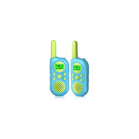 Talkie Walkie Enfants, Talkie Walkie Batterie avec 22 Canaux, Lampe De Poche, Portée De Communication 3km, Toki Walki À Partir De 3 Ans Garçons, Filles, Cadeau De Noël des Enfants,Camping (1/4)