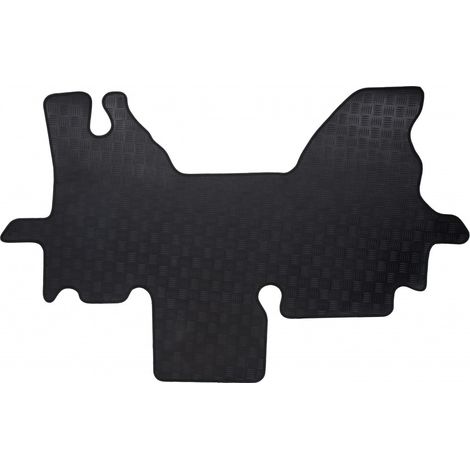 Tapis de voiture utilitaire - Sur Mesure pour RENAULT Master (De 11/1997 à 12/2009) - 1 pièce - Tapis de sol antidérapant pour utilitaire - Souple - 100% Caoutchouc (1/5)