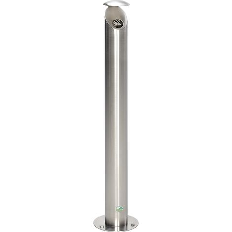 VAR, Cendrier sur pied en inox, verrouillable, capacité 4,2 l (1/3)
