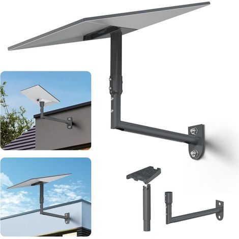 Kit de montage Starlink V3. support mural orientable à 360° Starlink V3. kit de montage sur mât Starlink V3 avec adaptateur tubulaire Starlink V3. pour kits Internet Starlink V3/Mini (1/4)