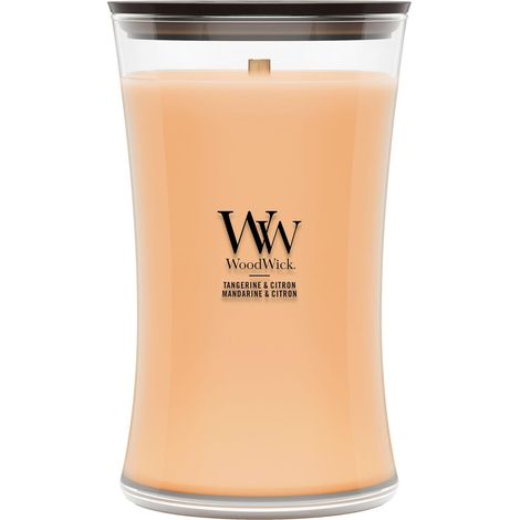 Bougie parfumée Grande bougie sablier Mandarine citron (1/5)