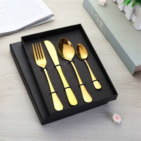 Couteau Fourchette Cuillère Baguettes Steak Spécial Multifonction Paiement En Acier Inoxydable Vaisselle Western Restaurant Four pour Voyage Travail Camping