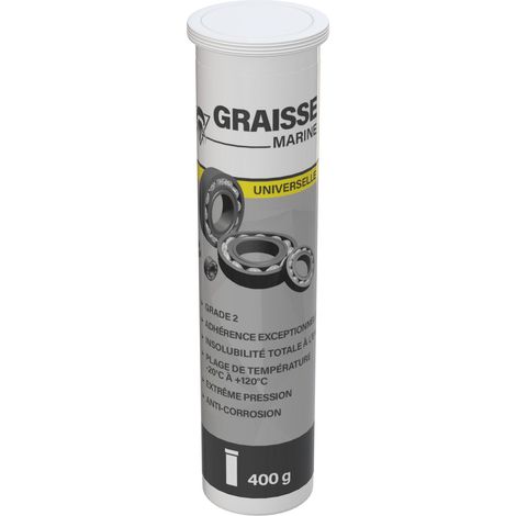 Méduze - Cartouche de graisse marine universelle 400g - Grade NLGI 2 - Insolubilité totale à l’eau - Extrême pression (1/5)