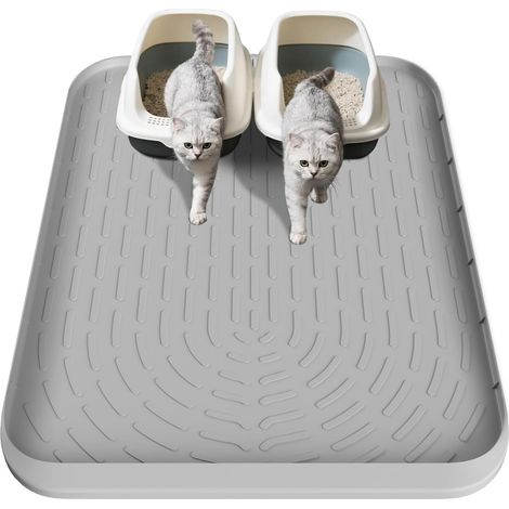 Cat Litter Mat 101 x 28 mm Silicone Grooved and Raised Border (1/5)