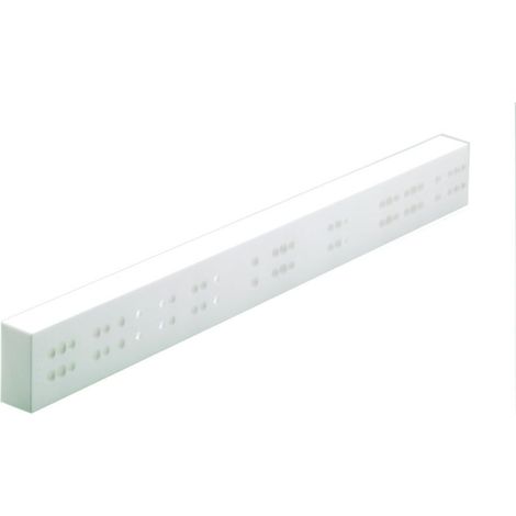 Distanzleiste für Innenauszug Kunststoff weiß 25x484x49 mm (1/5)